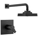 One Handle Single Function Shower Faucet in Matte Black (Trim Only)