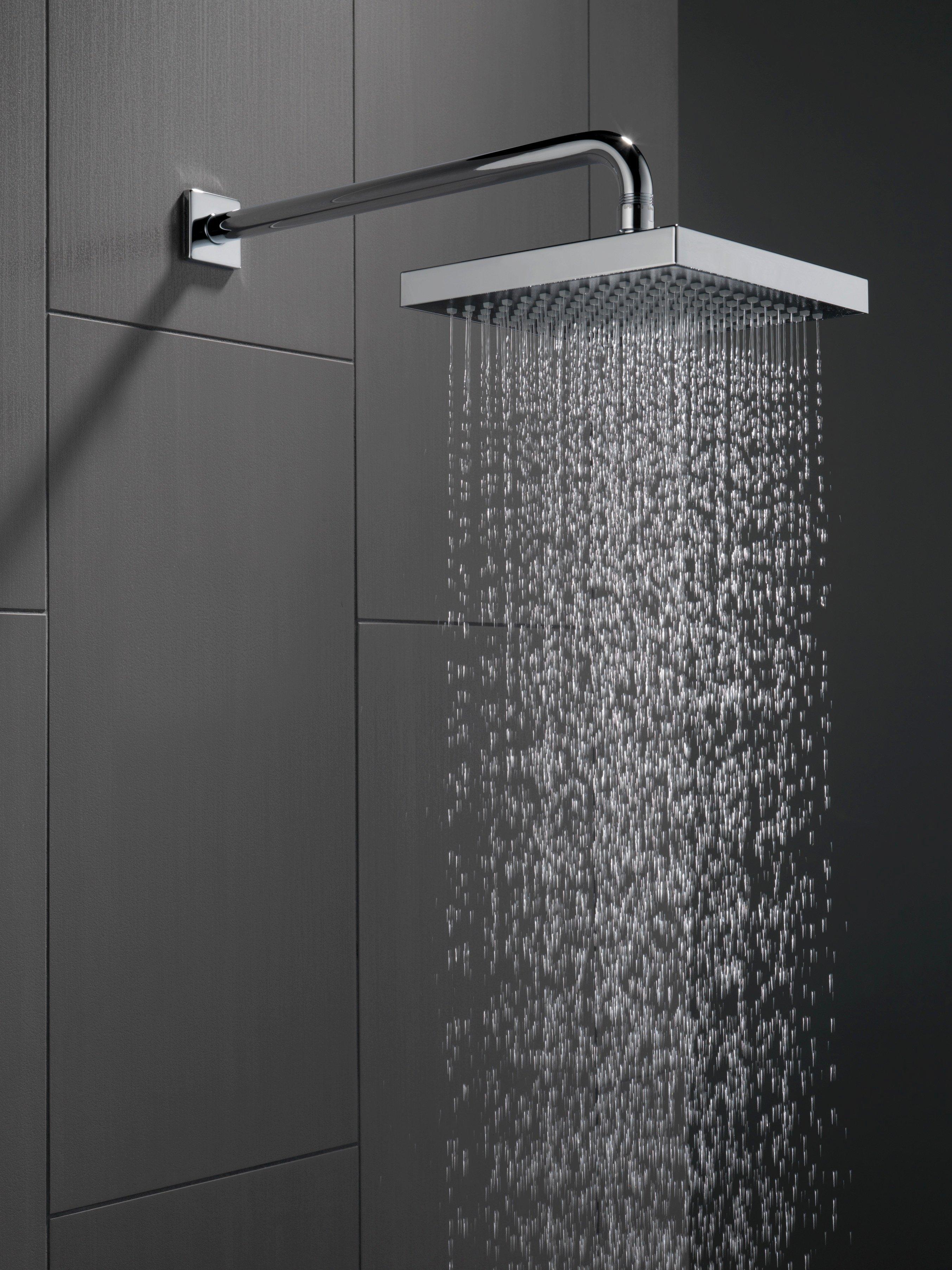 Delta Faucet Matte Black 1/2 x 16 in. NPT x MIPS Brass Shower Arm 