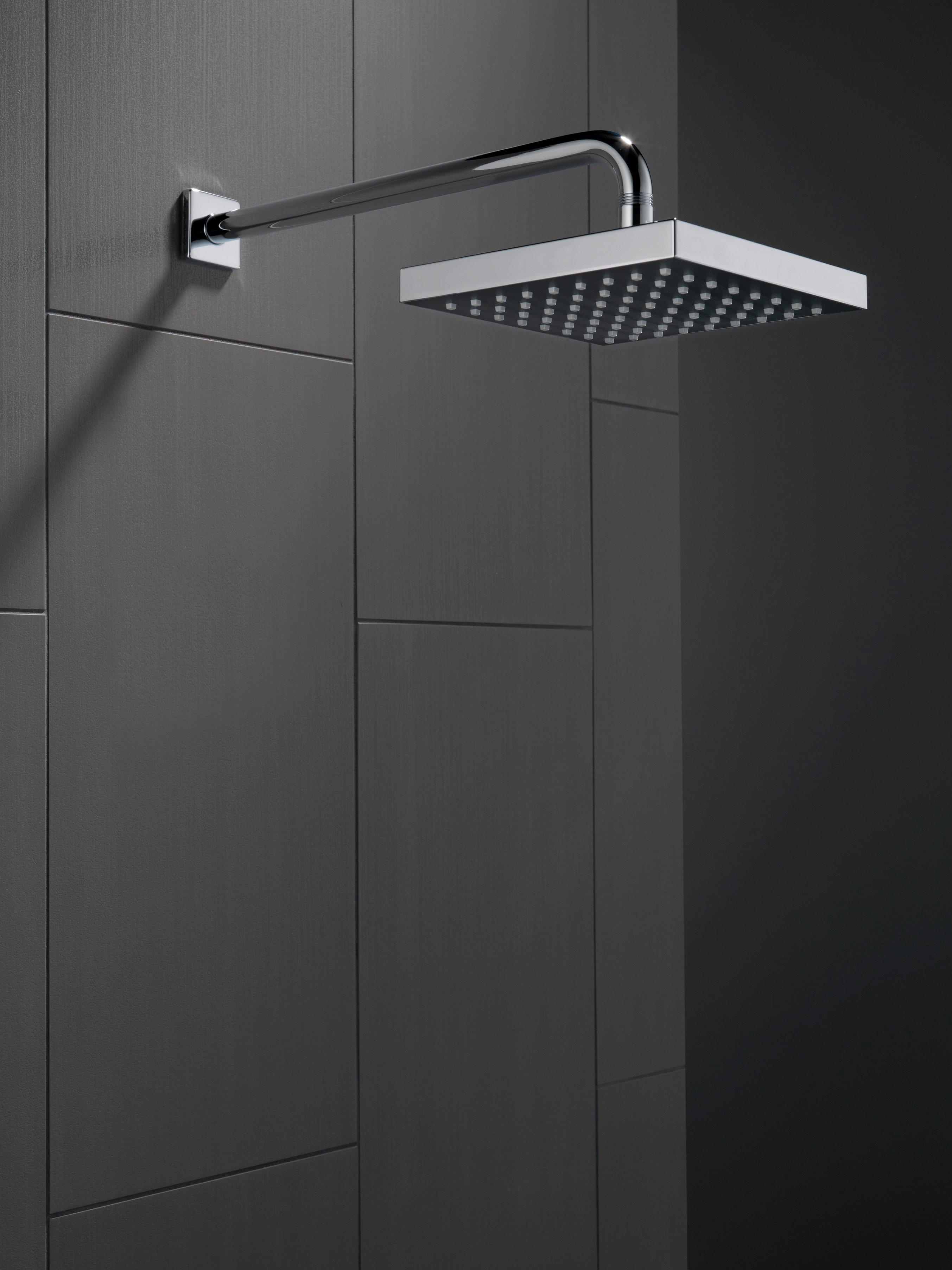 Delta Faucet Matte Black 1/2 x 16 in. NPT x MIPS Brass Shower Arm 