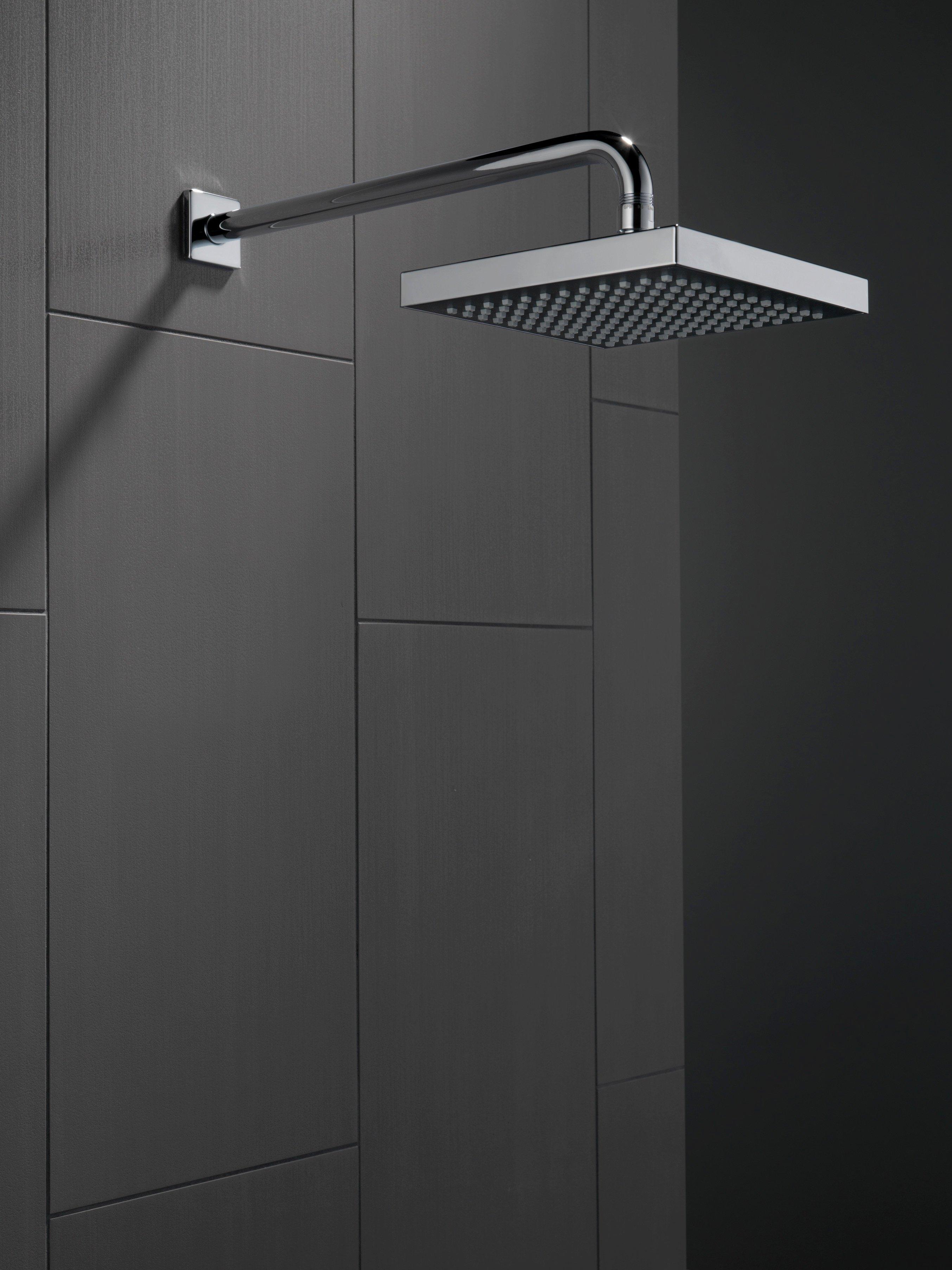 Delta Faucet Matte Black 1/2 x 16 in. NPT x MIPS Brass Shower Arm 