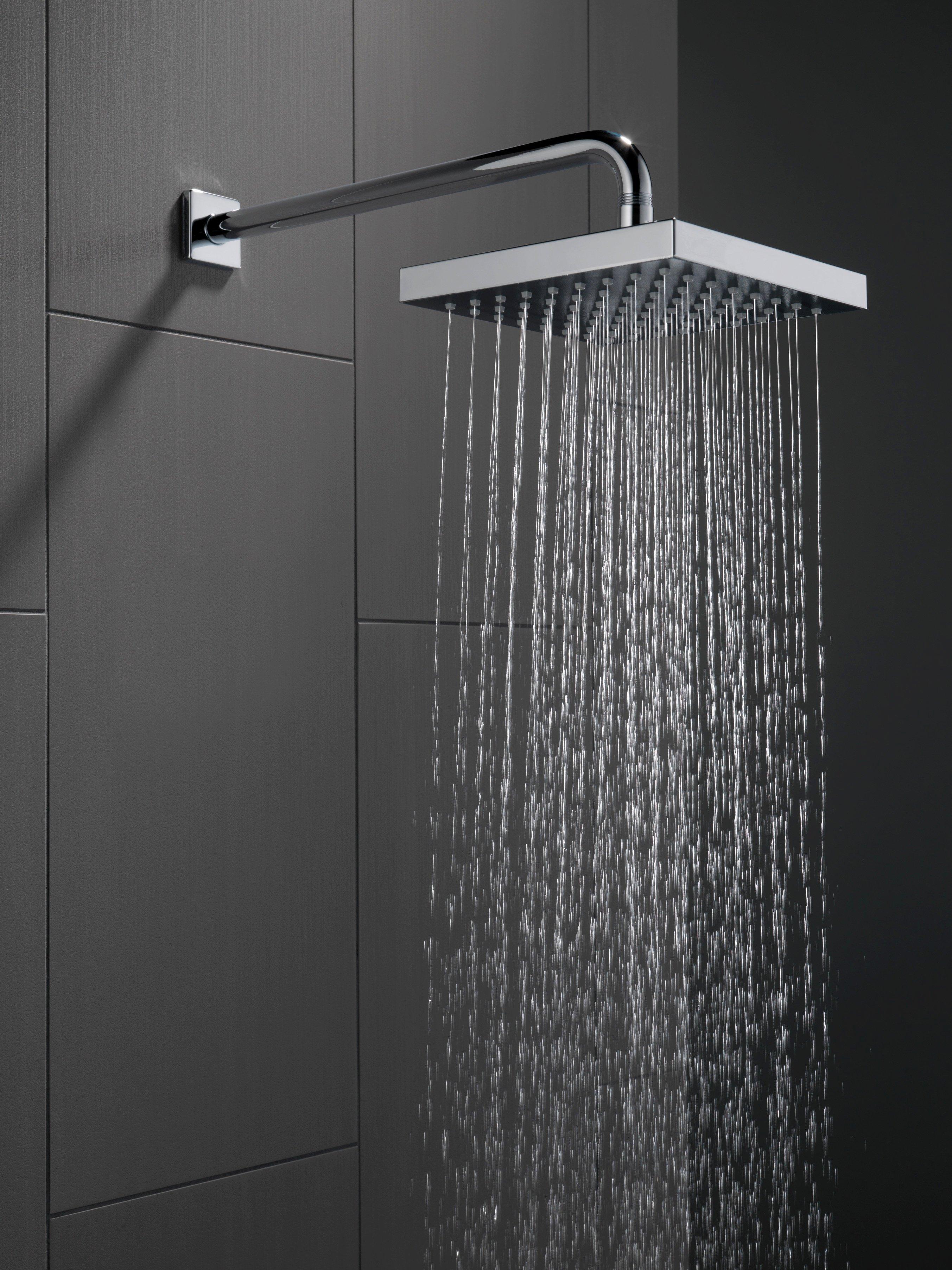 Delta Faucet Matte Black 1/2 x 16 in. NPT x MIPS Brass Shower Arm 