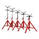 B&B Pipe and Ind Tools Powder Coated 12 in. Pipe Stand 