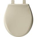 Bemis Bone Round Closed Front with Cover Toilet Seat 