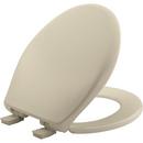 Church Bone Round Closed Front with Cover Toilet Seat