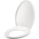Church Seat White Elongated Closed Front with Cover Toilet Seat 