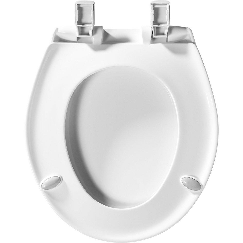 Bemis White Round Toilet Seat 