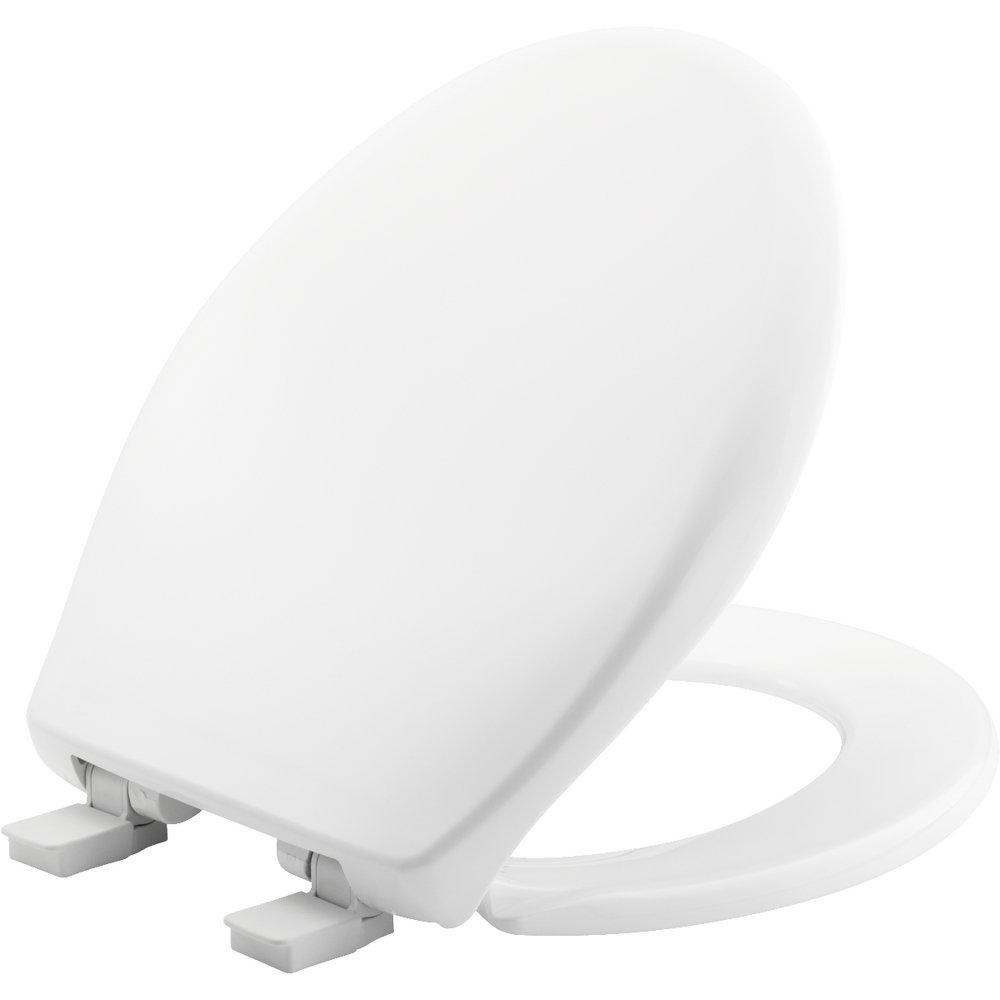 Bemis White Round Toilet Seat 