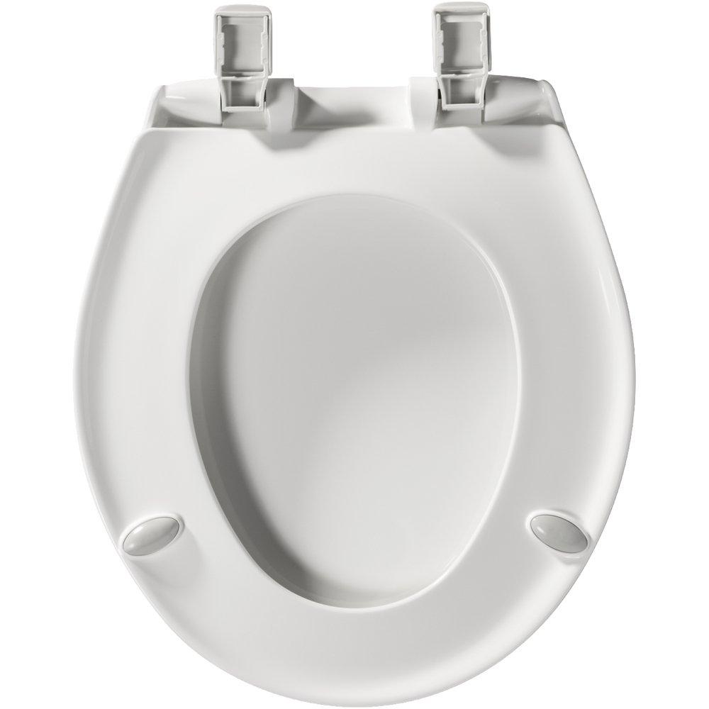 Bemis White Round Toilet Seat 