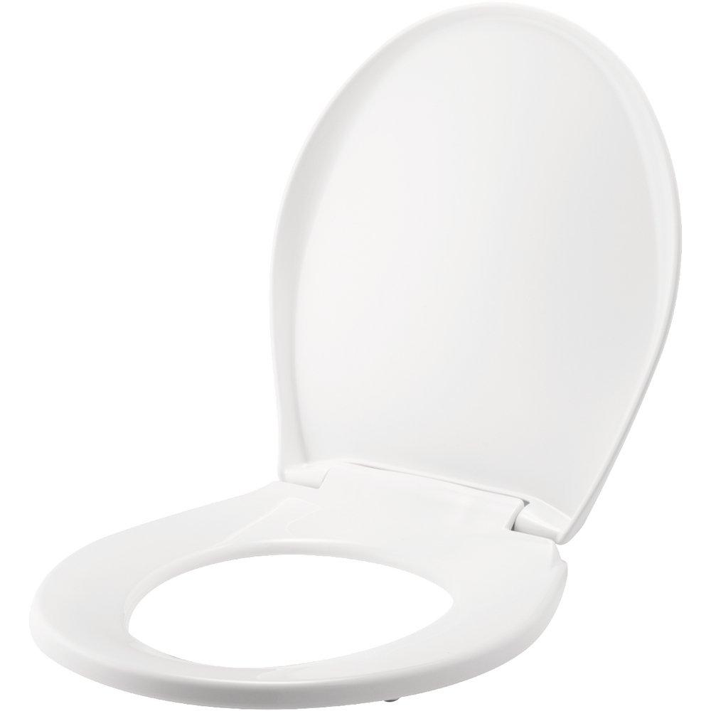 Bemis White Round Toilet Seat 