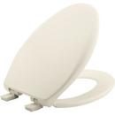 Church Seat Biscuit 18-1/2 in. Elongated Closed Front Toilet Seat with Cover 
