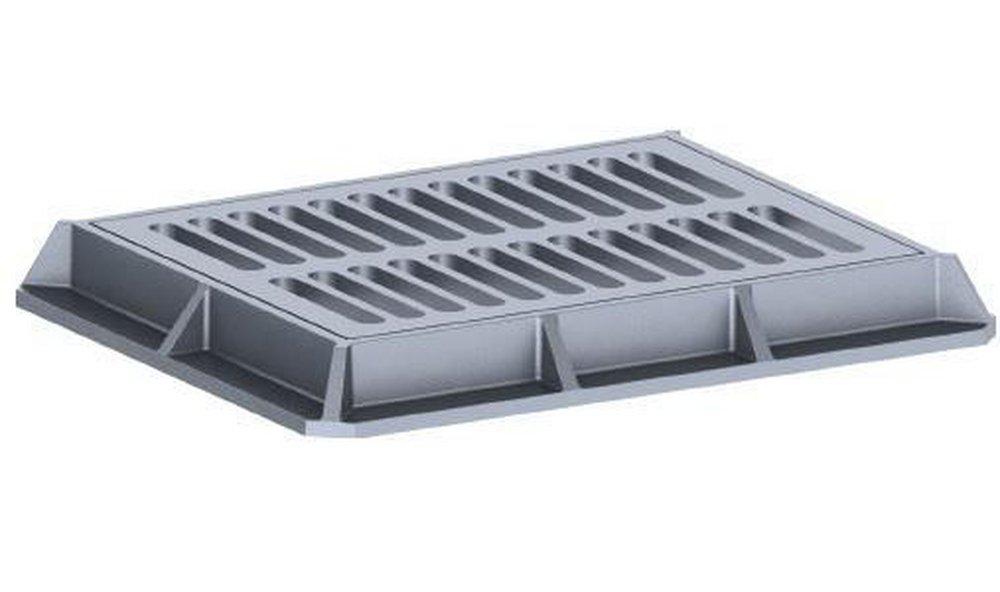 U.S. Foundry 43 -1/2 x 35-1/2 in. Catch Basin with Frame and Grate 