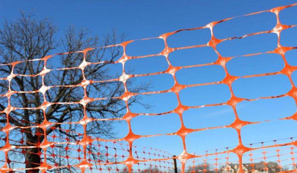 Presco Orange Glo Orange Glo Barrier Fence 100 ft. 