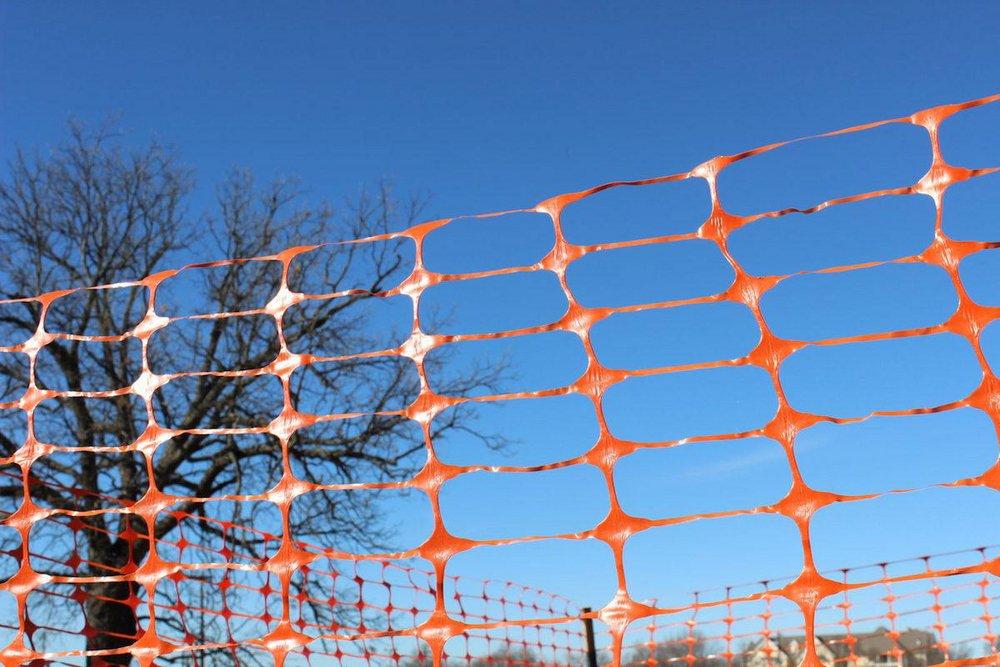 Presco Orange Glo Plastic Safety Fence 