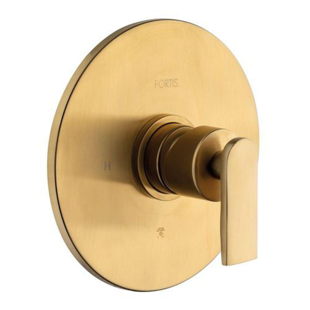 Fortis Brushed Gold Pressure Balance Valve Trim 