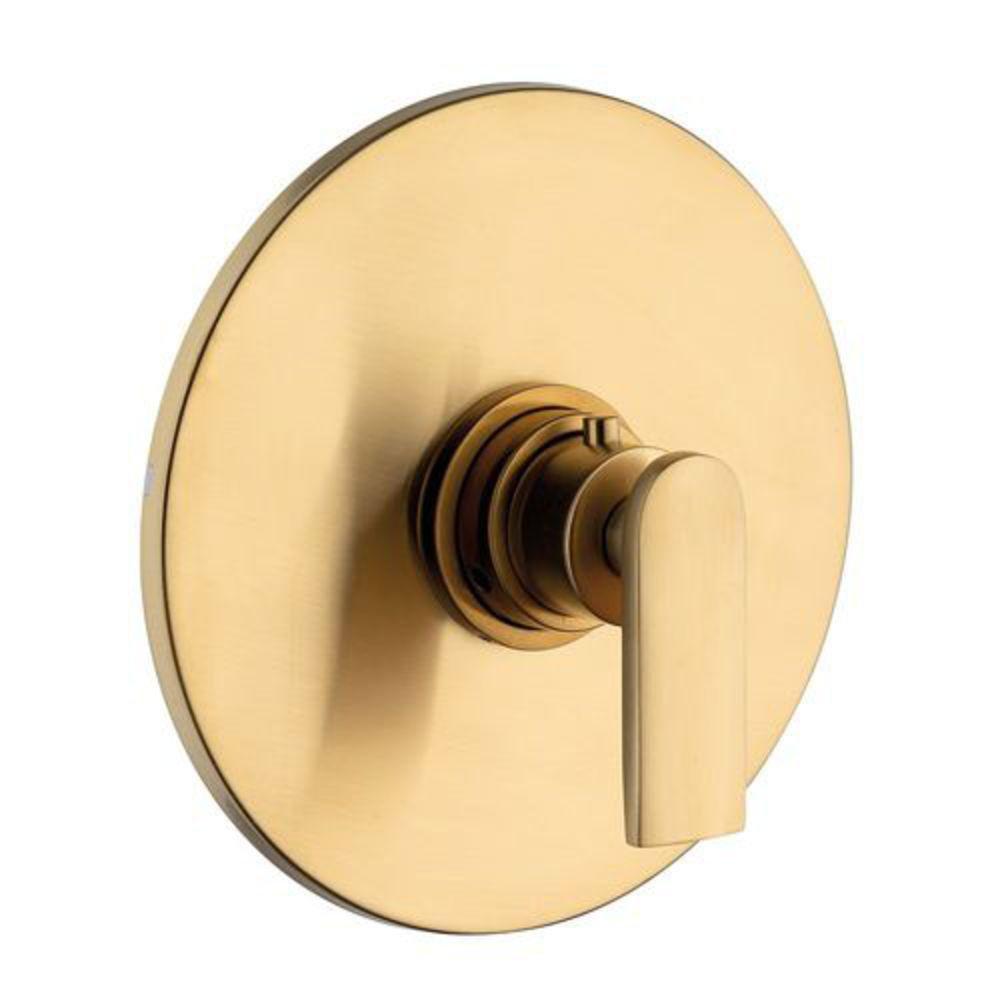 Fortis Brushed Gold 3/4 in. NPT Thermostatic Valve Trim 