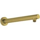 1/2 in. MNPT 16 in. Solid Brass Shower Arm in Brushed Gold