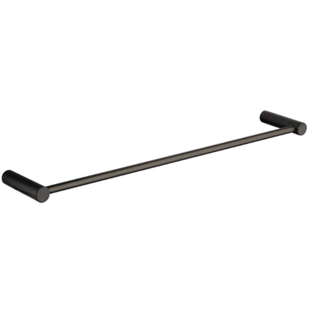 Fortis Brushed Black 17-23/32 in. Towel Bar 