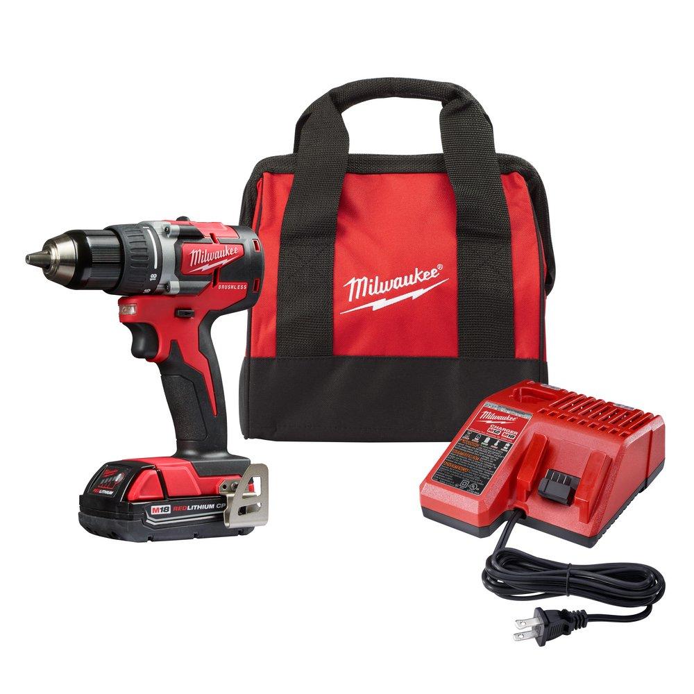 Milwaukee&reg; Red 1/2 in. Cordless REDLITHIUM&trade; Brushless Driver Kit 