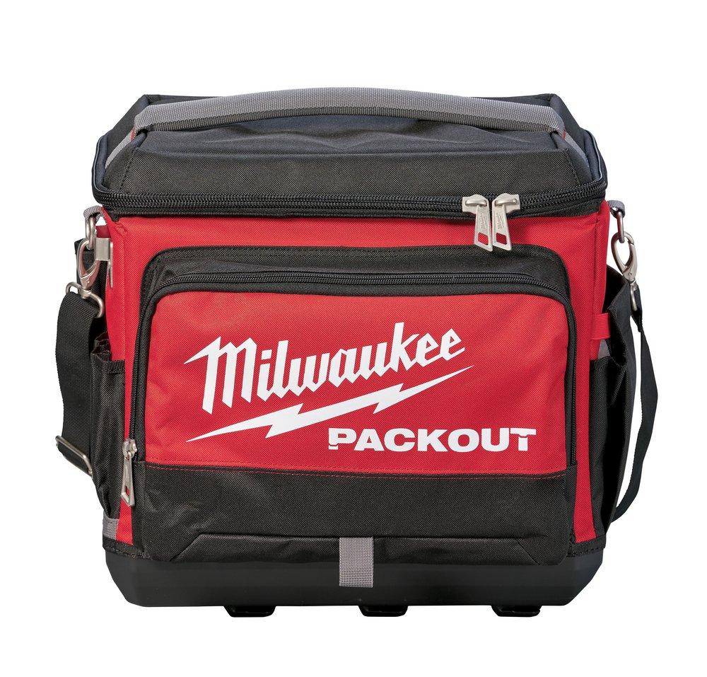 Milwaukee® Silver 11-81/100 in. Nylon Cooler Bag in Red 