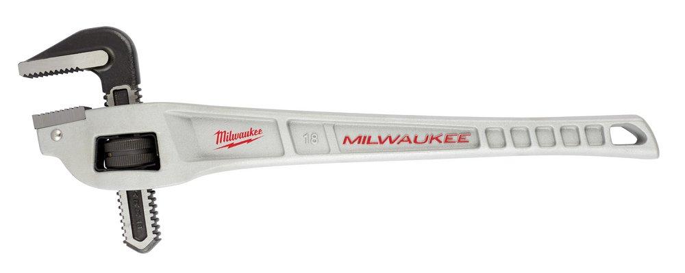 Milwaukee&reg; Silver 18 in. Offset Pipe Wrench 