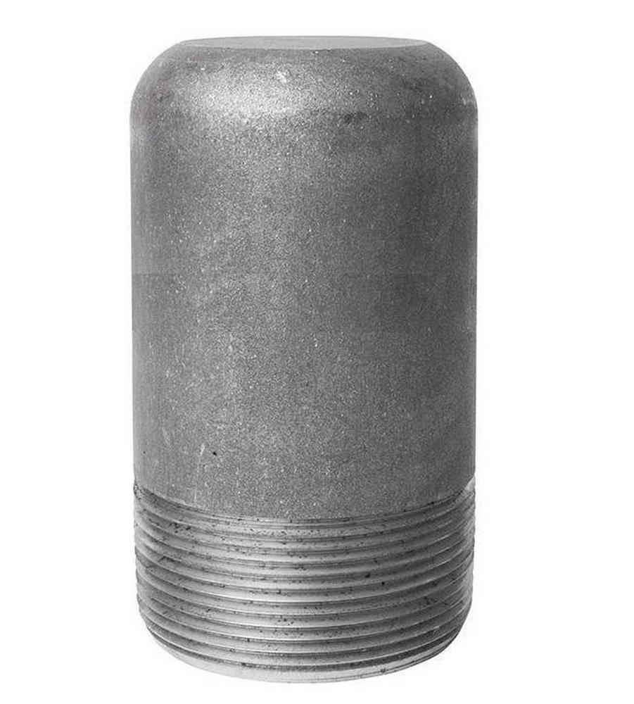 Threaded Domestic Galvanized Steel Solid Bull Round Head Plug 