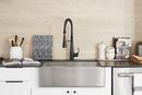 KOHLER Matte Black Single Handle Pull Down Semi-Professional Kitchen Faucet with Three-Function Spray, Magnetic Docking and MasterClean Technology 