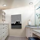 AFX White 5-3/8 in. 12W 1-Light LED Flush Mount Ceiling Fixture 