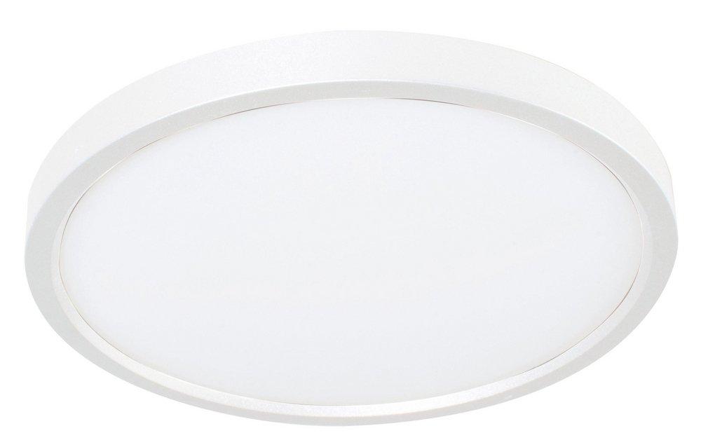AFX White 5-3/8 in. 12W 1-Light LED Flush Mount Ceiling Fixture 