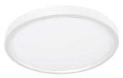5-3/8 in. 12W 1-Light LED Flush Mount Ceiling Fixture in White
