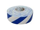 Presco White/Blue 1-3/16 in. x 300 ft. Flagging Tape (Roll of 9) 