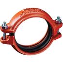 6 in. Orange Enamel Grooved Coupling