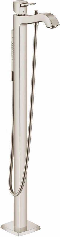 Hansgrohe Brushed Nickel Freestanding Bathtub 