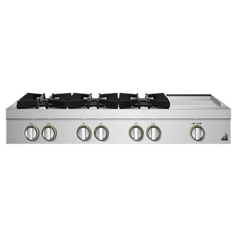 JennAir Stainless Steel 6 Burner Sealed Cooktop 
