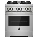 JennAir Stainless Steel 29-7/8 in. Gas 4-Burner Sealed Freestanding Range 