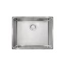 24-9/16 x 17-11/16 in. No Hole Stainless Steel Single Bowl Undermount Kitchen Sink in Satin Stainless Steel