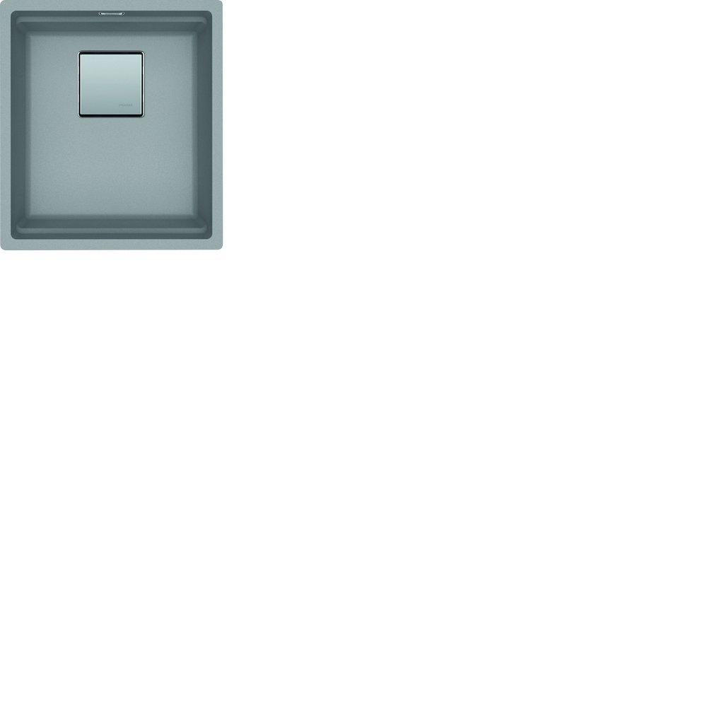 Franke Stone Grey 18-1/8 x 16-1/8 in. Granite Undermount Kitchen Sink 