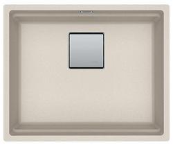 22-1/16 in. Undermount Composite Single Bowl Kitchen Sink in Champagne