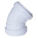 6 in. Grooved DWV CL160 PVC 45 Degree Elbow