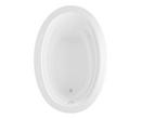 59-1/8 x 40-3/16 in. Soaker Drop-In Bathtub with End Drain in White