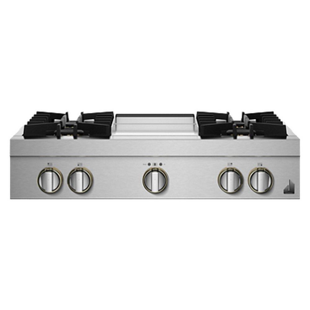 JennAir Stainless Steel 4 Burner Sealed Cooktop 
