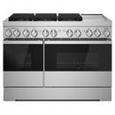 JennAir Stainless Steel 47-7/8 in. Gas 6-Burner Sealed Freestanding Range 