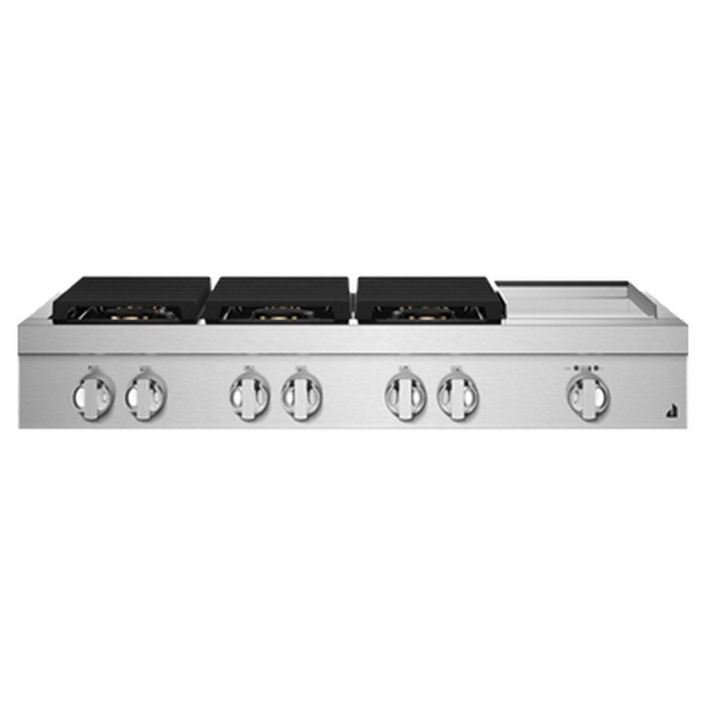 JennAir Stainless Steel 6 Burner Sealed Cooktop 