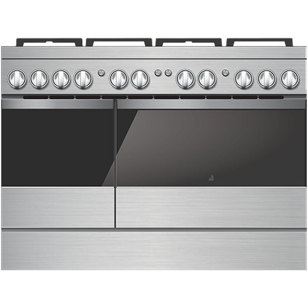 JennAir Stainless Steel 48 in. Gas 6-Burner Sealed Freestanding Range 