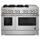 JennAir Stainless Steel 47-7/8 in. Gas 6-Burner Sealed Freestanding Range 