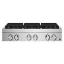 6 Burner Sealed Cooktop in Stainless Steel