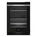JennAir Stainless Steel/Black 23-7/8 in. 13 Bottles Beverage Cooler