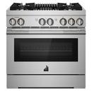 JennAir Stainless Steel 35-7/8 in. Gas 4-Burner Sealed Freestanding Range 