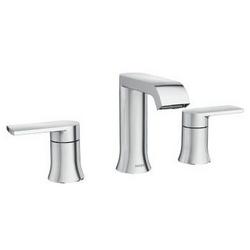 Two Handle Widespread Bathroom Sink Faucet in Chrome