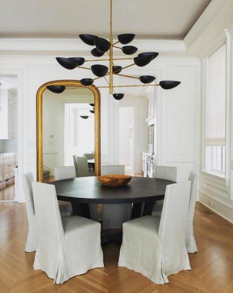 Visual Comfort & Co. Signature Hand-Rubbed Antique Brass 62-3/4 x 69-1/2 in. 40W 16-Light Modern Chandelier 