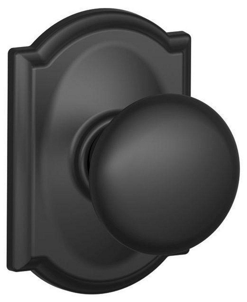 Schlage&reg; Matte Black Passage Door Knob 